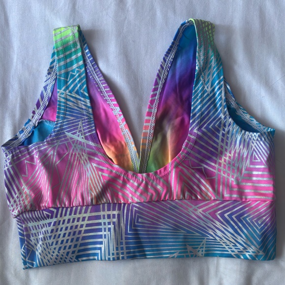 NEW Coquetry Clothing Starlette Bralette Top UV Glow Blacklight Spandex Fabric - Picture 4 of 7